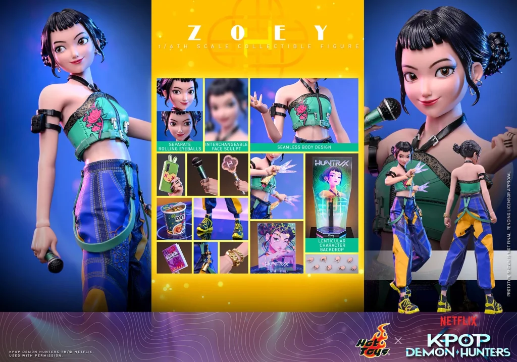 KPop Demon Hunters - Scale Action Figure - Zoey