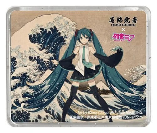 Produktbild zu Character Vocal Series - Katsushika Hokusai &times; Hatsune Miku - Magnet - Miku Hatsune (The Great Wave off Kanagawa)