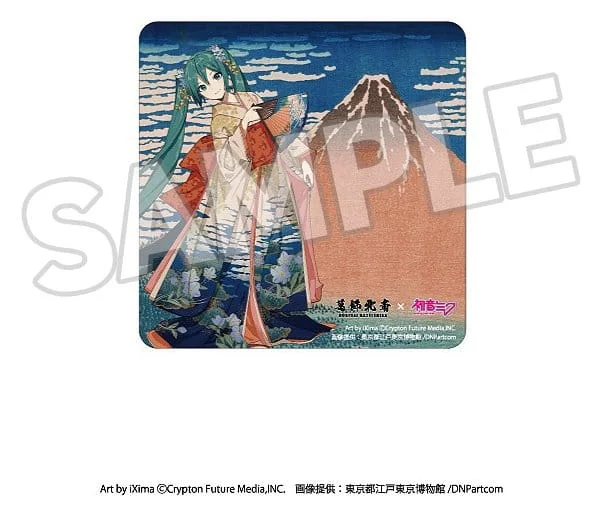 Character Vocal Series - Katsushika Hokusai &times; Hatsune Miku - Car Magnet - Miku Hatsune (Fine Wind, Clear Morning)