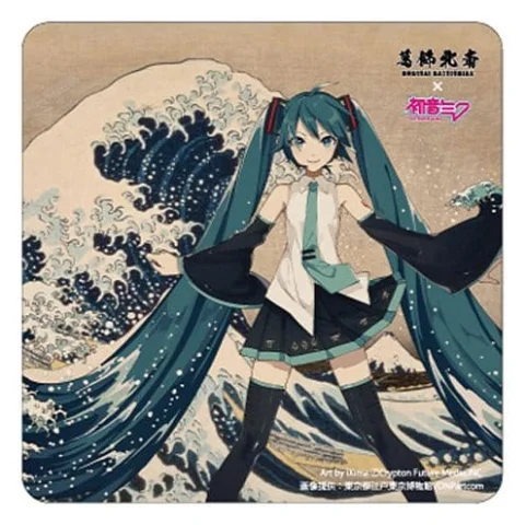 Produktbild zu Character Vocal Series - Katsushika Hokusai &times; Hatsune Miku - Car Magnet - Miku Hatsune (The Great Wave off Kanagawa)