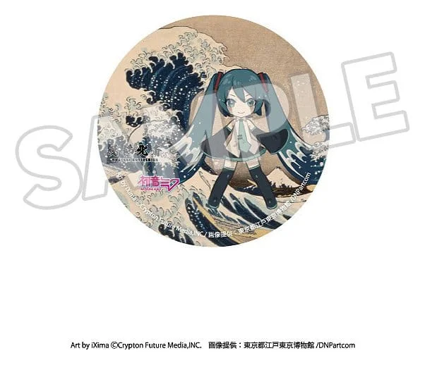 Character Vocal Series - Katsushika Hokusai &times; Hatsune Miku - Button - Set
