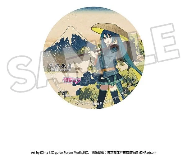 Character Vocal Series - Katsushika Hokusai &times; Hatsune Miku - Button - Set