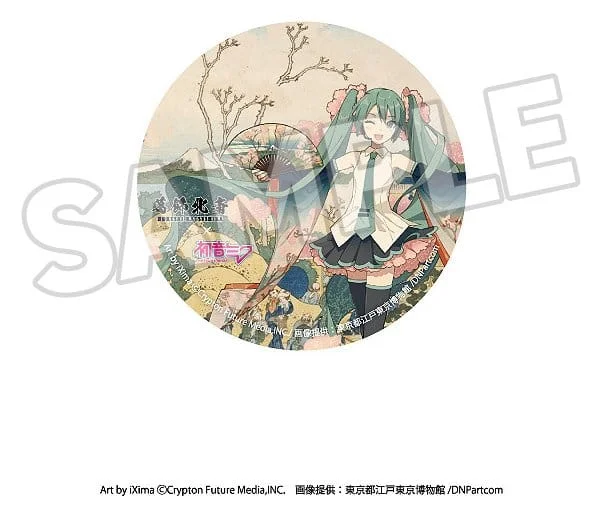 Character Vocal Series - Katsushika Hokusai &times; Hatsune Miku - Button - Set