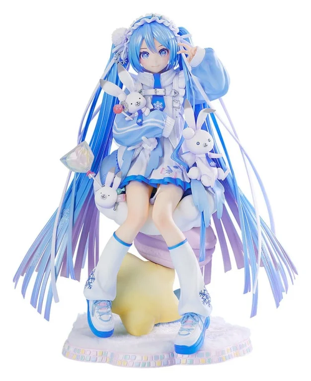 Character Vocal Series - Scale Figure - Miku Hatsune (Snow) (Yukiiro Pop Ver.)