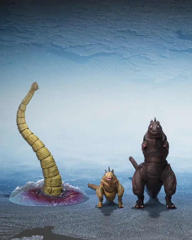 Godzilla - S.H.MonsterArts - Godzilla (Second Form), Godzilla (Thrid Form) & Giant Unidentified Creature (Set)