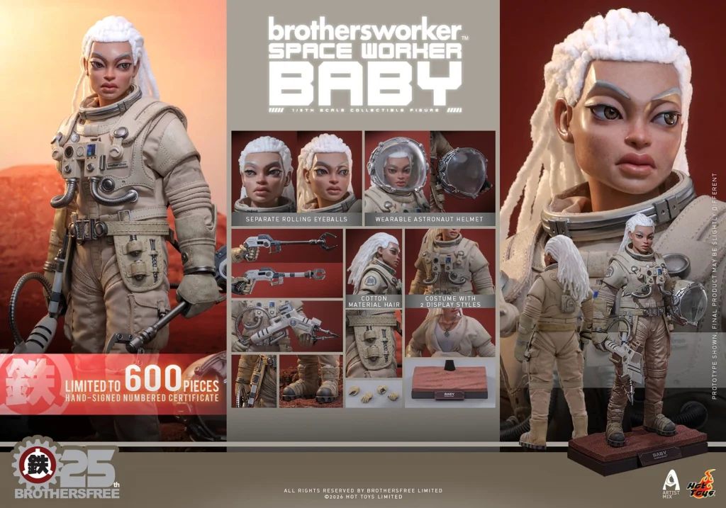 Brothersfree - Scale Action Figure - Space Worker Baby (Brothersfree 25th Version)