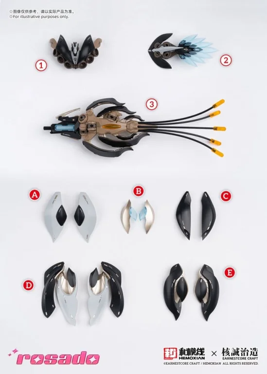 rosado Project - Plastic Model Kit - RS-03 Starflower Lily MK3