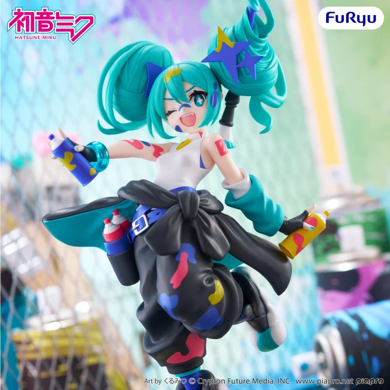 Character Vocal Series - Trio-Try-iT Figure - Miku Hatsune (Paint Girl) (Another Color ver.)