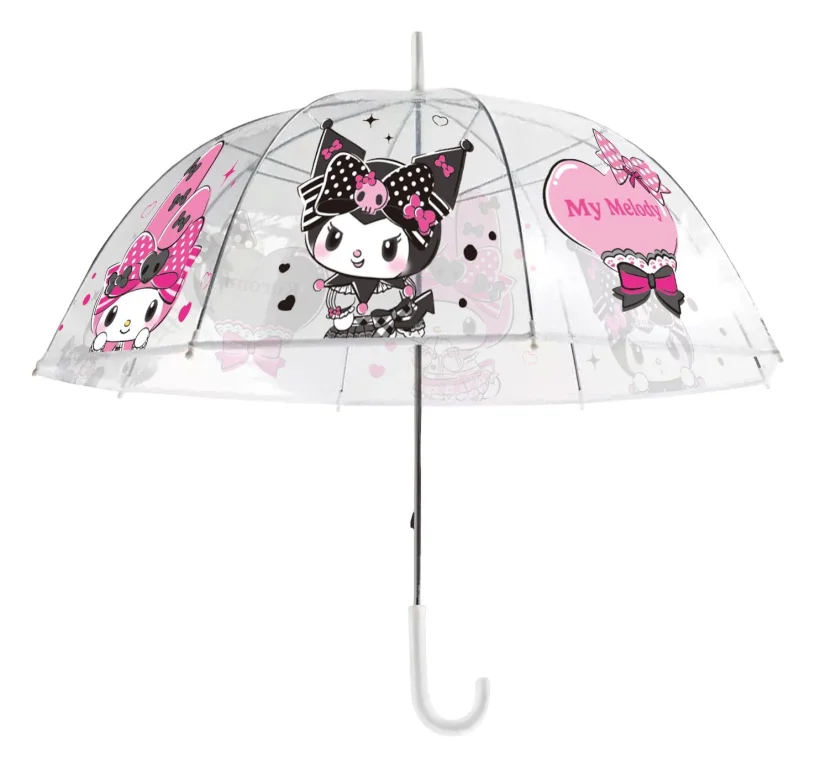 Sanrio - Regenschirm - Kuromi & My Melody (Transparent)