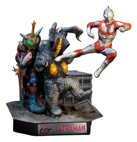 Produktbild zu Ultraman - Diorama Statue - Ultraman Jack vs. Zetton II & Alien Bat Battle Scene