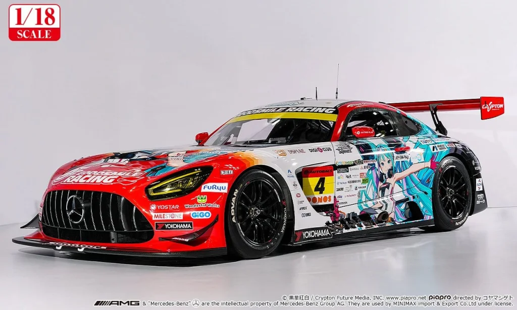 Character Vocal Series - Miniature Car - Good Smile Hatsune Miku AMG (2026 Season Opening Ver.)