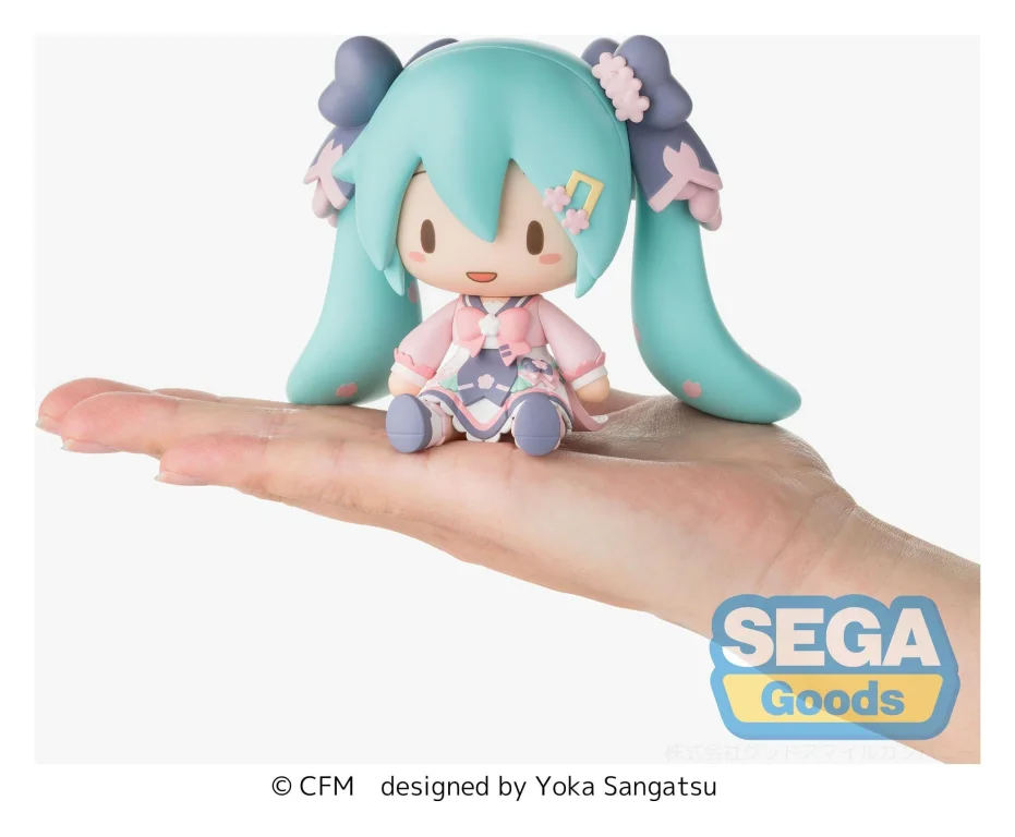 Character Vocal Series - Fuwapuchi Chibi Figure - Miku Hatsune (New Semester)