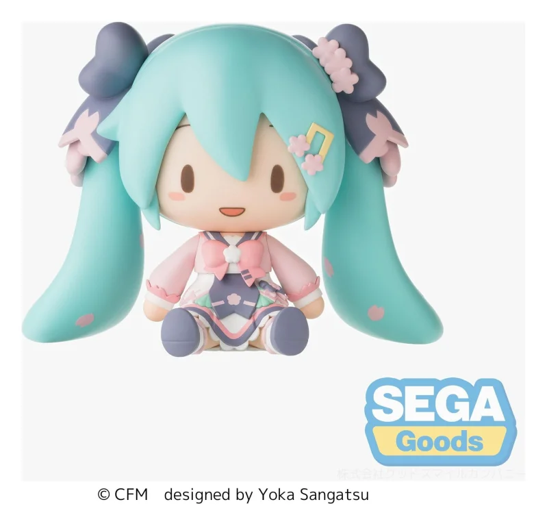 Character Vocal Series - Fuwapuchi Chibi Figure - Miku Hatsune (New Semester)