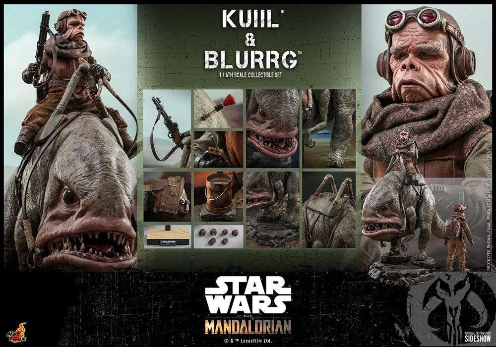 Star Wars - Scale Action Figure - Kuiil & Blurrg