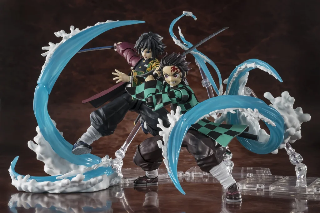 Demon Slayer - S.H.Figuarts Zubeh&ouml;r - Tanjirō Kamado & Giyū Tomioka Water Breathing Option Parts Set