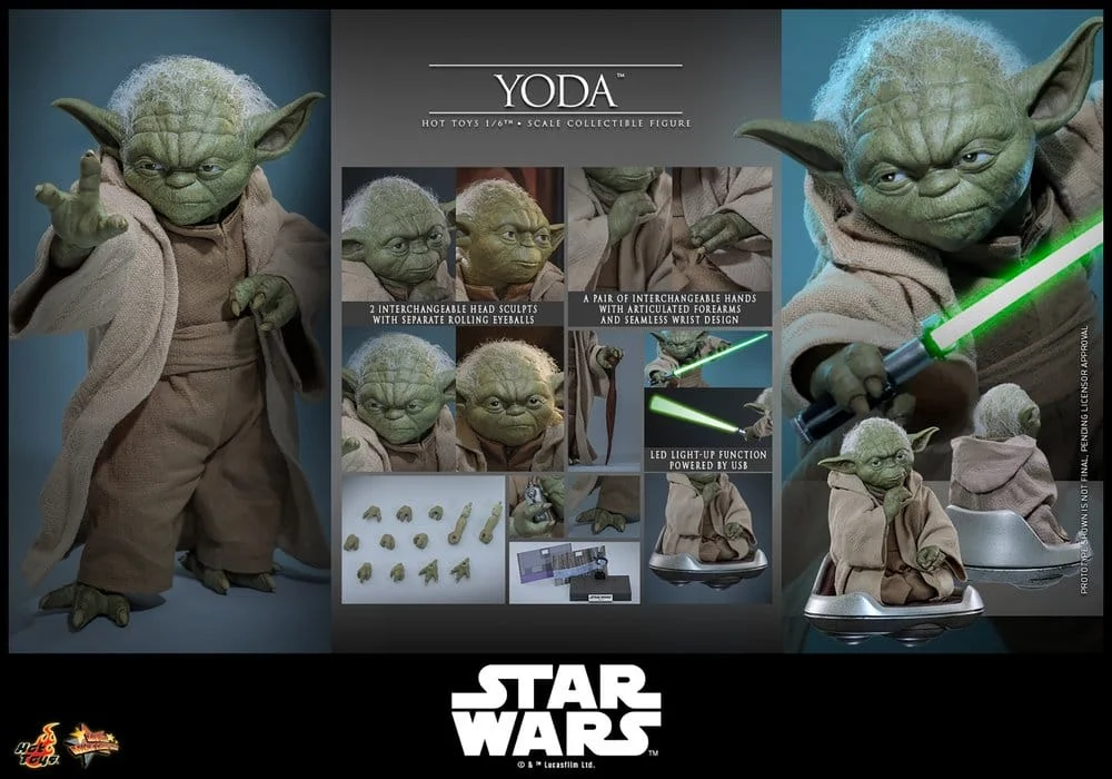 Star Wars - Scale Action Figure - Yoda