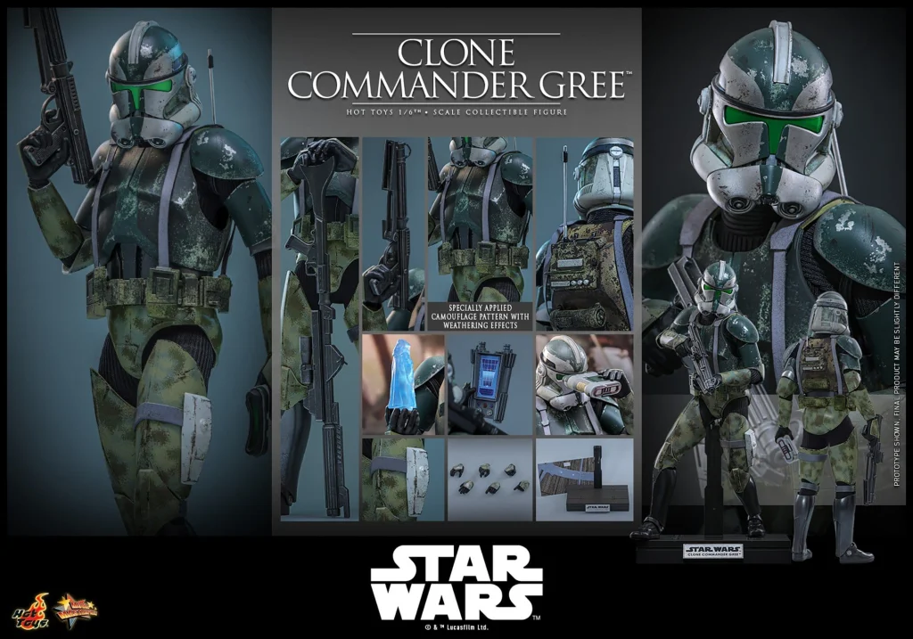 Star Wars - Scale Action Figure - Clone Commander Gree
