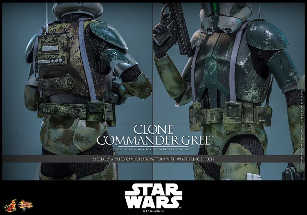 Star Wars - Scale Action Figure - Clone Commander Gree
