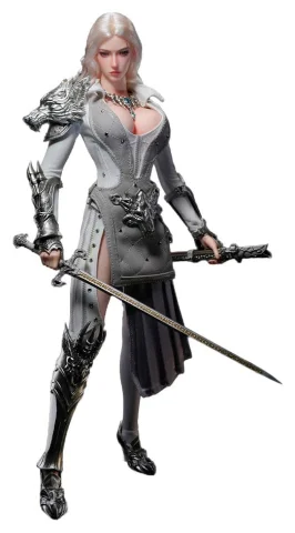 Produktbild zu The Girl Under Wolf's Ward - Scale Action Figure - Alina: Dawnshield (Silver)