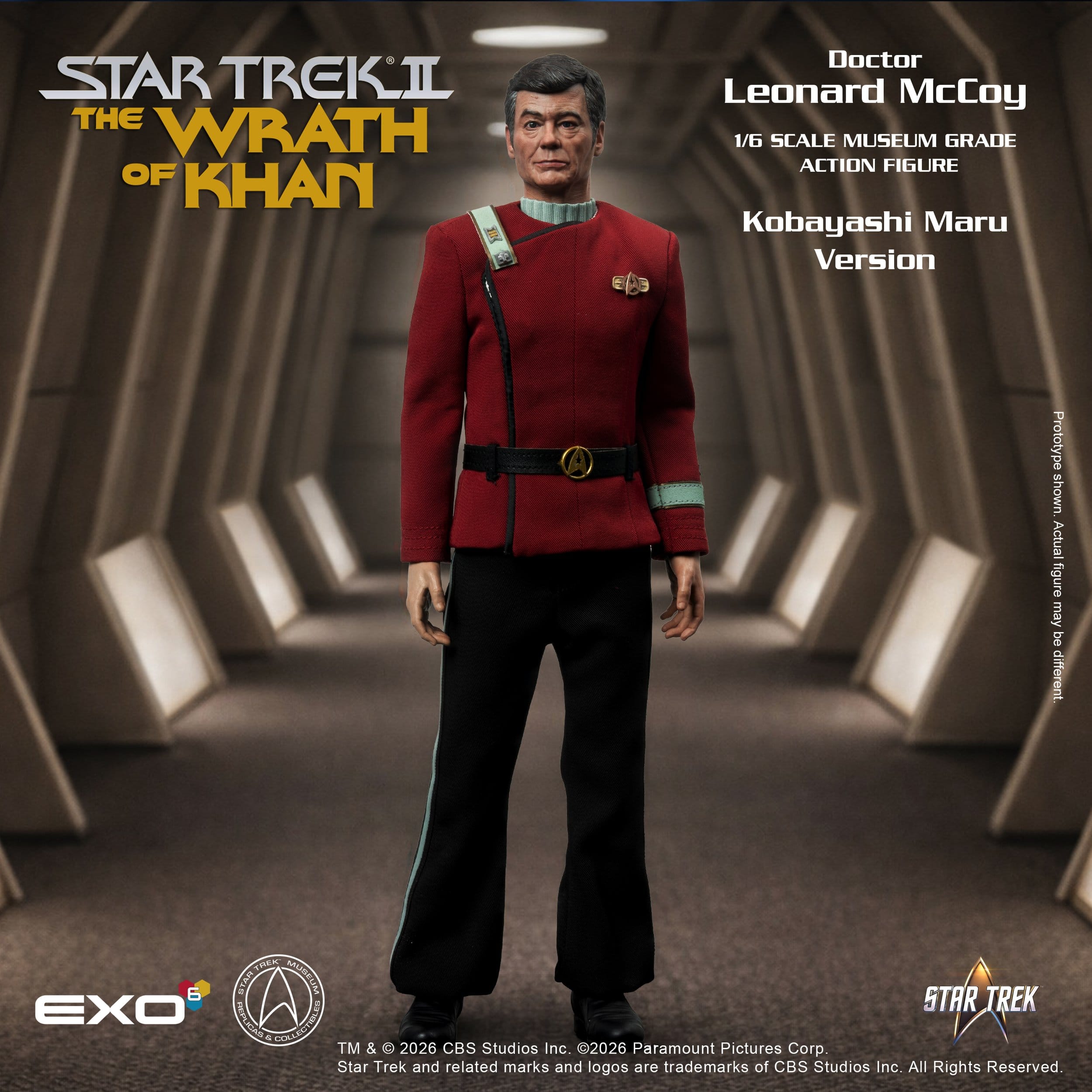 Star Trek - Scale Action Figure - Dr. Leonard McCoy (Kobayashi Maru ...