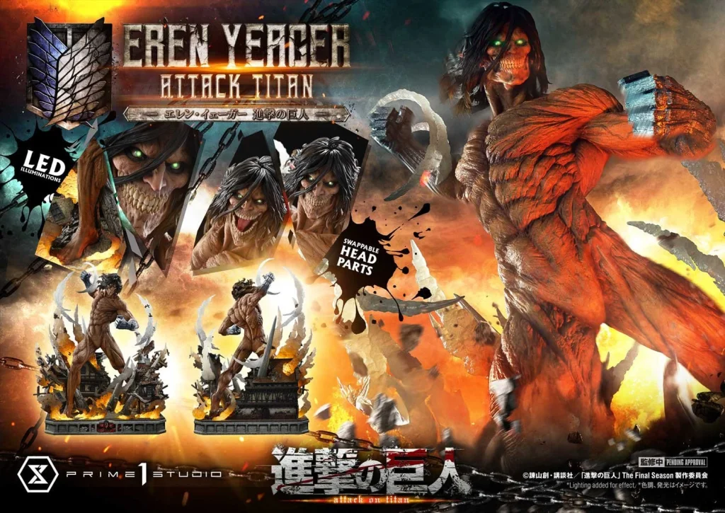 Attack on Titan - Ultimate Diorama Masterline - Eren Yeager (Attack Titan) (Bonus)