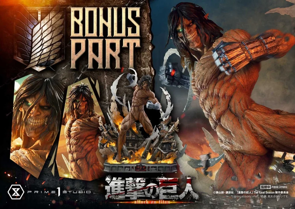 Attack on Titan - Ultimate Diorama Masterline - Eren Yeager (Attack Titan) (Bonus)