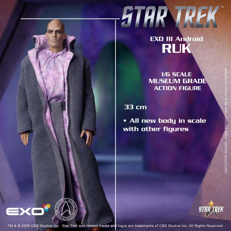 Star Trek - Scale Action Figure - Ruk (EXO III Android)