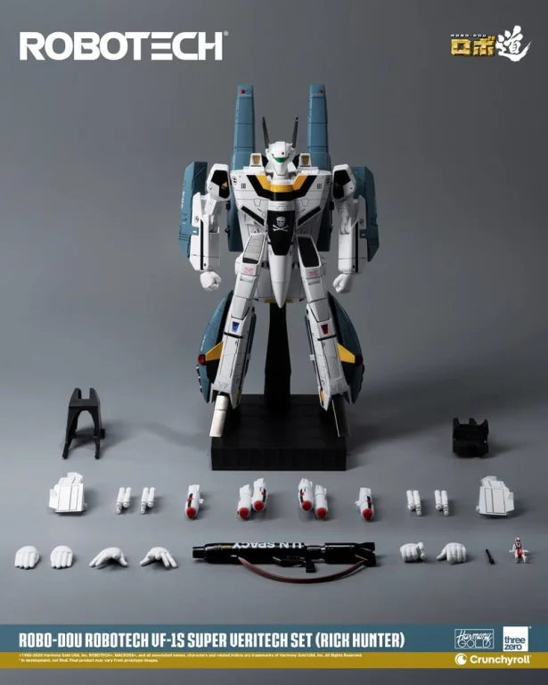 Robotech - ROBO-DOU - VF-1S (Super Veritech Set) (Rick Hunter)