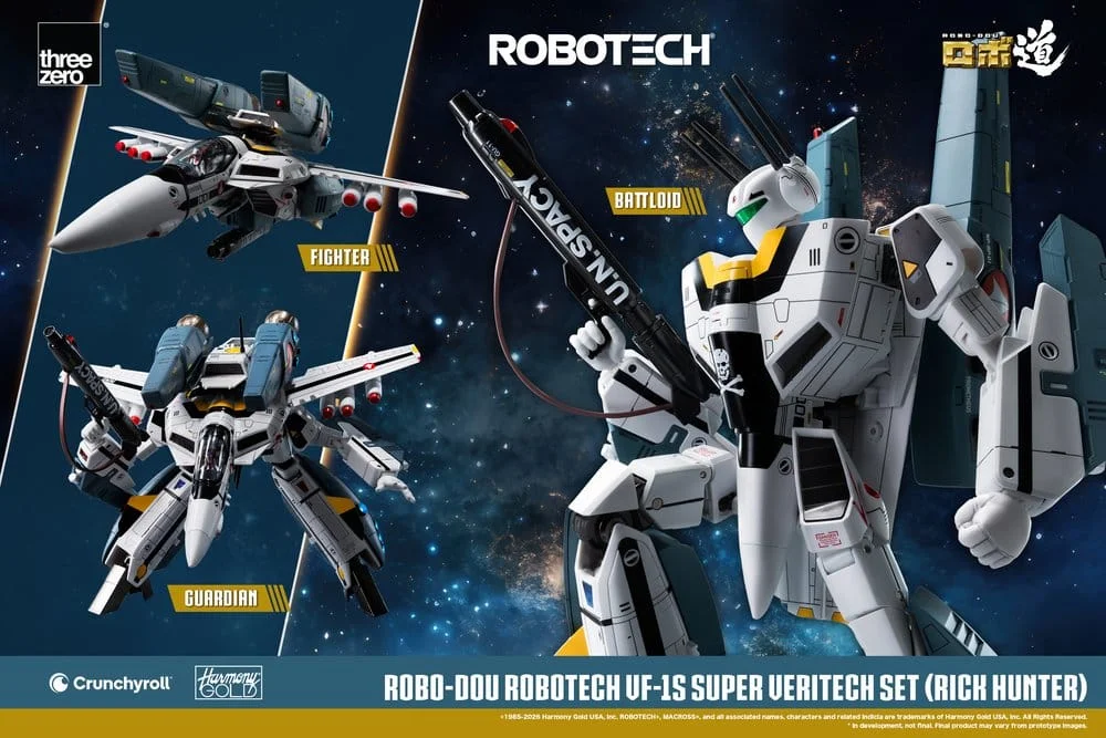 Robotech - ROBO-DOU - VF-1S (Super Veritech Set) (Rick Hunter)