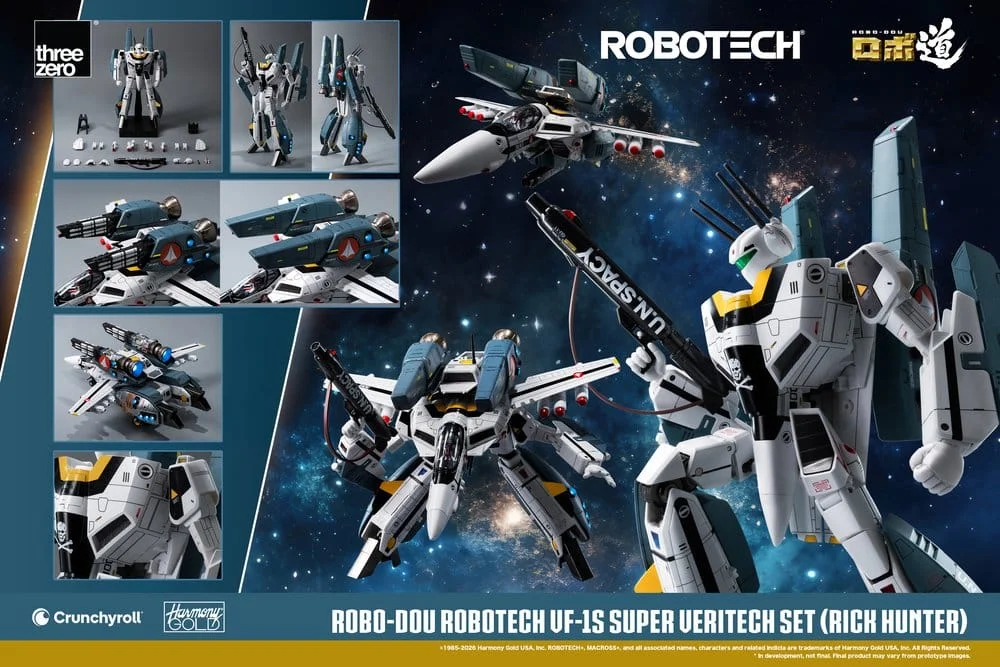 Robotech - ROBO-DOU - VF-1S (Super Veritech Set) (Rick Hunter)