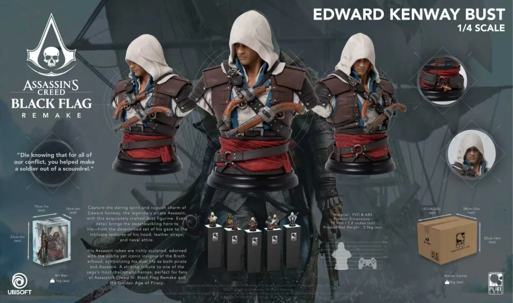 Assassin's Creed IV: Black Flag - Scale Bust - Edward Kenway