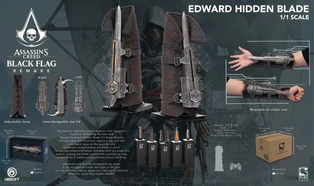 Produktbild zu Assassin's Creed IV: Black Flag - Scale Replica - Edward Kenway Hidden Blade