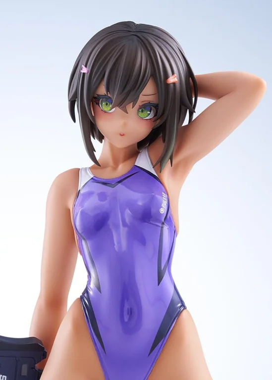 ARMS NOTE - Scale Figure - Buchou-chan of the Swimming Club (Purple Swimsuit Ver.)