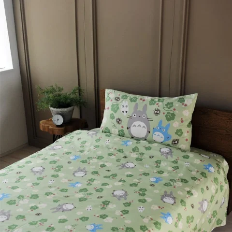 Produktbild zu Mein Nachbar Totoro - Bed Cover Set - Totoro Green Leaf