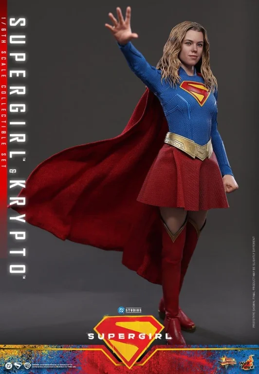 Supergirl - Scale Action Figure - Supergirl & Krypto