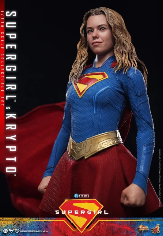 Supergirl - Scale Action Figure - Supergirl & Krypto
