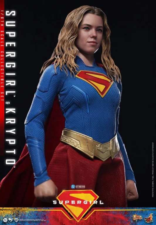 Supergirl - Scale Action Figure - Supergirl & Krypto