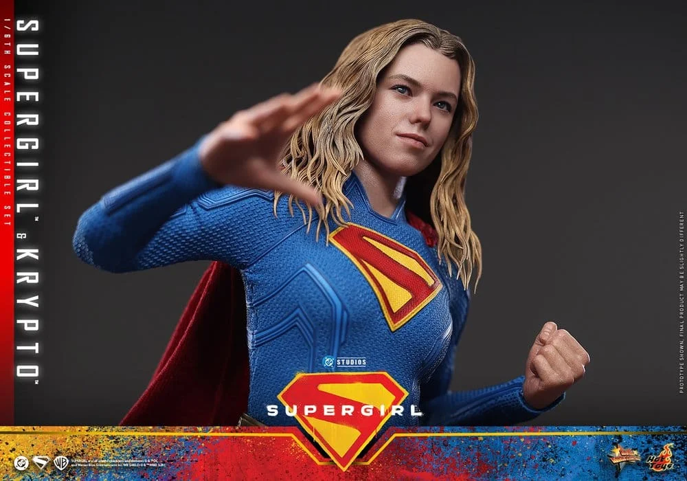 Supergirl - Scale Action Figure - Supergirl & Krypto