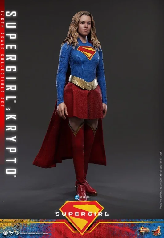 Supergirl - Scale Action Figure - Supergirl & Krypto