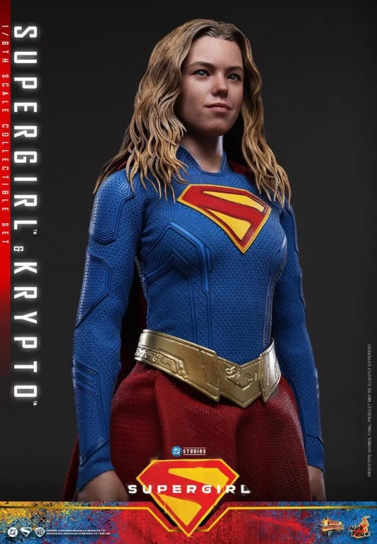 Supergirl - Scale Action Figure - Supergirl & Krypto
