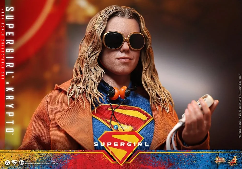 Supergirl - Scale Action Figure - Supergirl & Krypto
