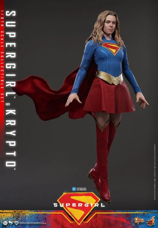 Supergirl - Scale Action Figure - Supergirl & Krypto