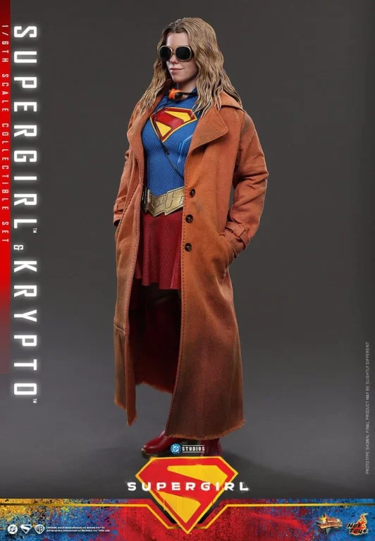 Supergirl - Scale Action Figure - Supergirl & Krypto