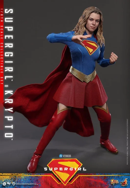 Supergirl - Scale Action Figure - Supergirl & Krypto