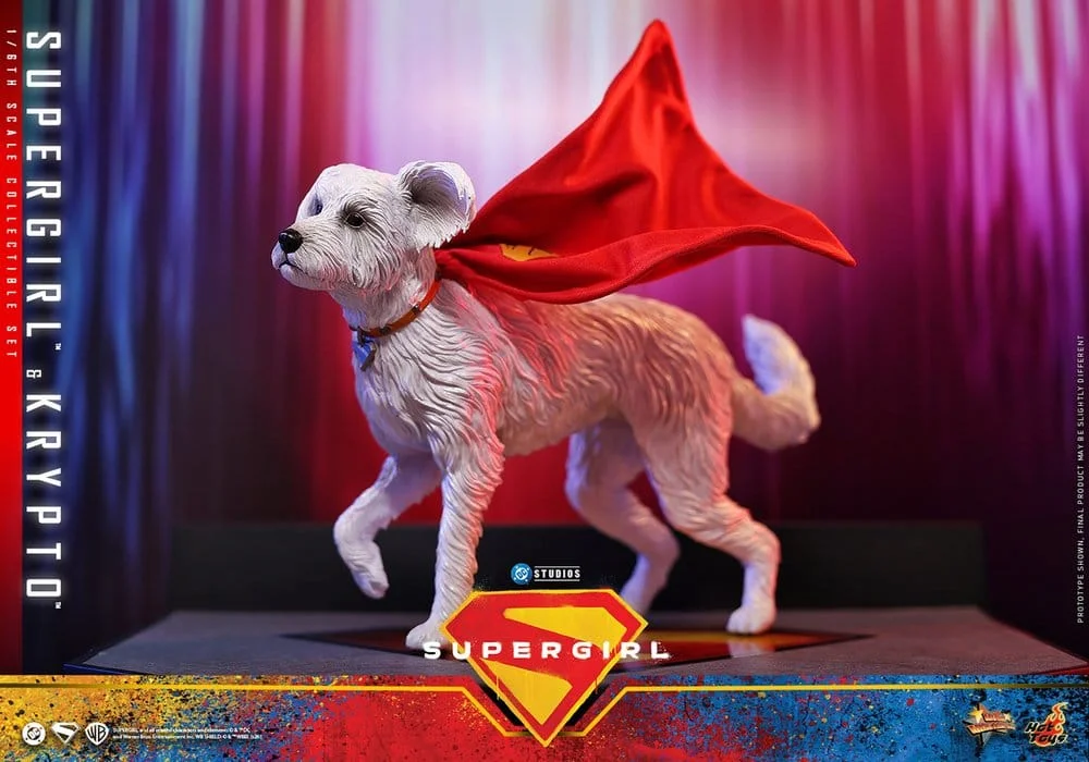 Supergirl - Scale Action Figure - Supergirl & Krypto