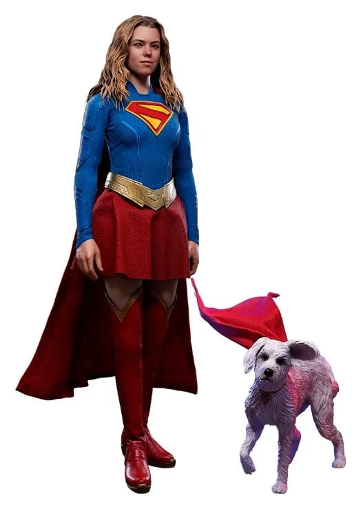 Supergirl - Scale Action Figure - Supergirl & Krypto