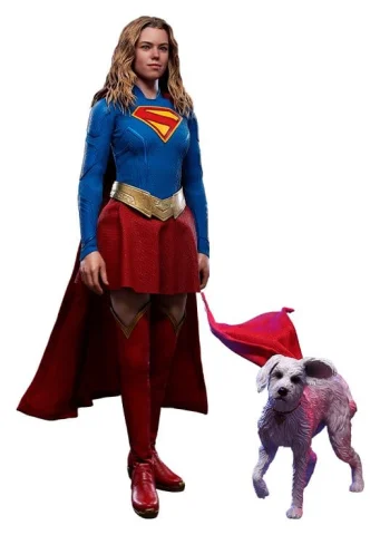 Produktbild zu Supergirl - Scale Action Figure - Supergirl & Krypto