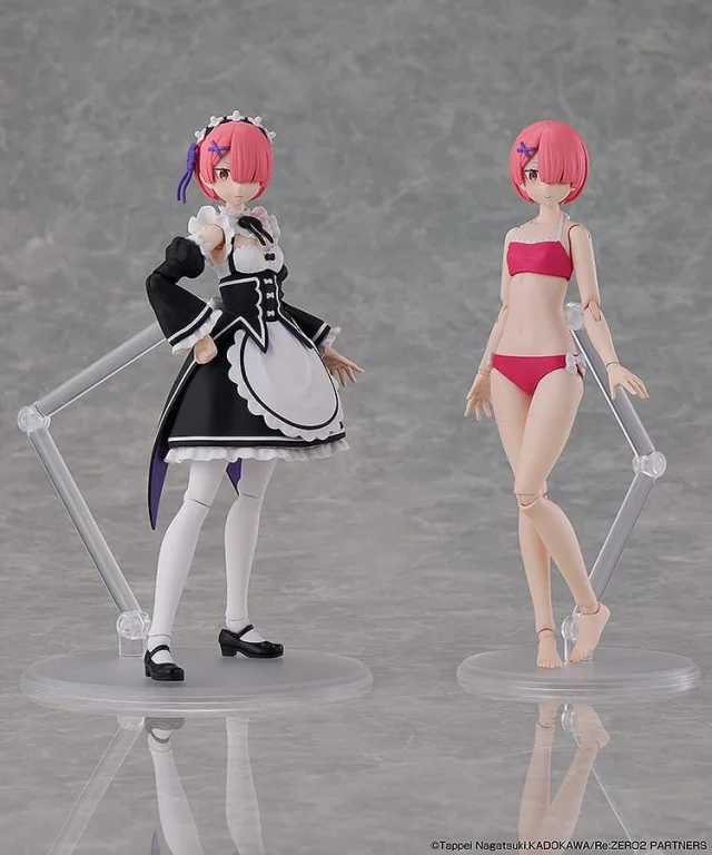 Re:ZERO - KADOKAWA PLASTIC MODEL SERIES - Ram (DX Ver.)
