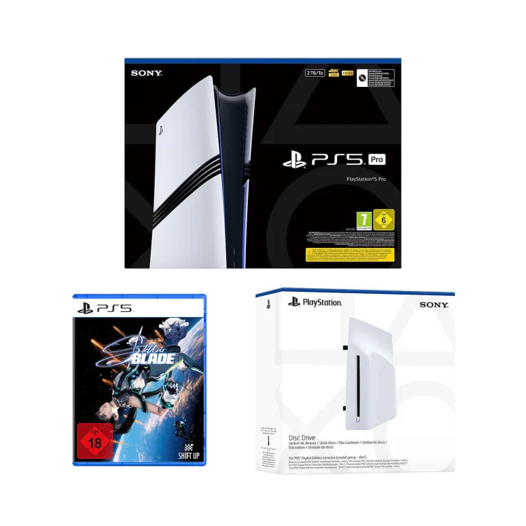 PlayStation 5 Pro + Disc-Laufwerk + Stellar Blade (Set)