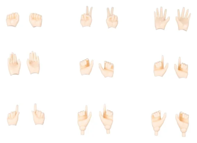 Produktbild zu Megami Device - Plastic Model Kit Zubeh&ouml;r - M.S.G 09 Hand Set (Skin Color A)